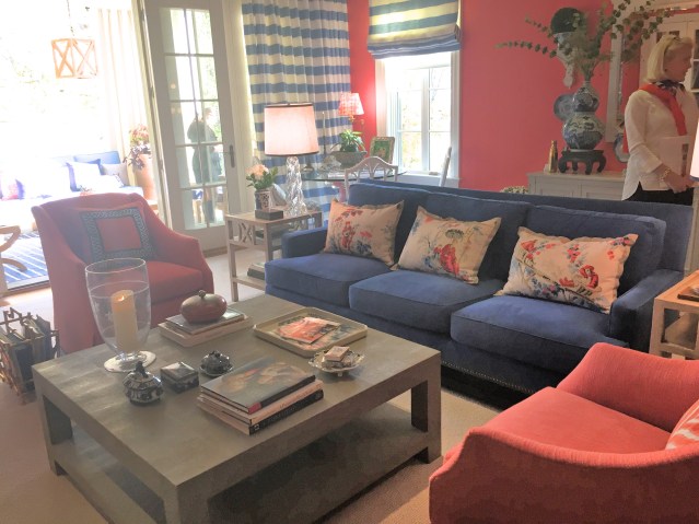 Kelley Interior Design Coral Family Room